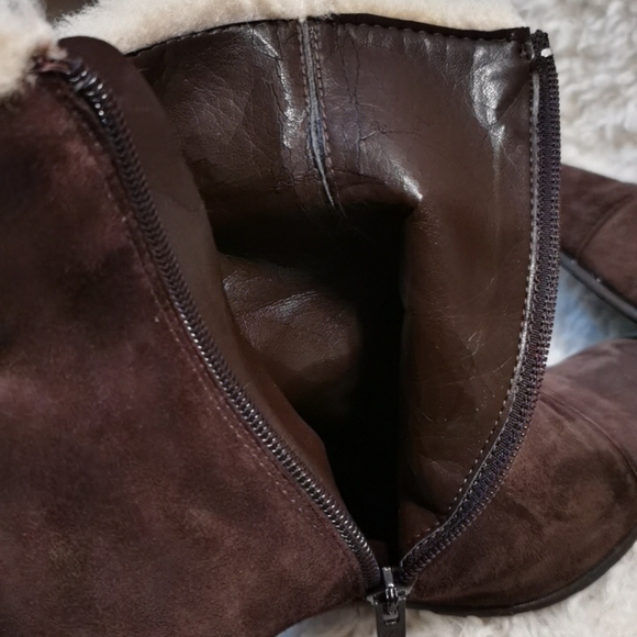 Massimo Baldi Sherpa Trim Booties 6.5B - Picture 8 of 9